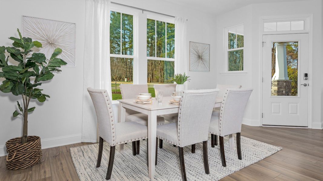 Representative furnished interior of a home built from the Winchester by DRB Homes in Mason Grove, Franklinton (Image 6).