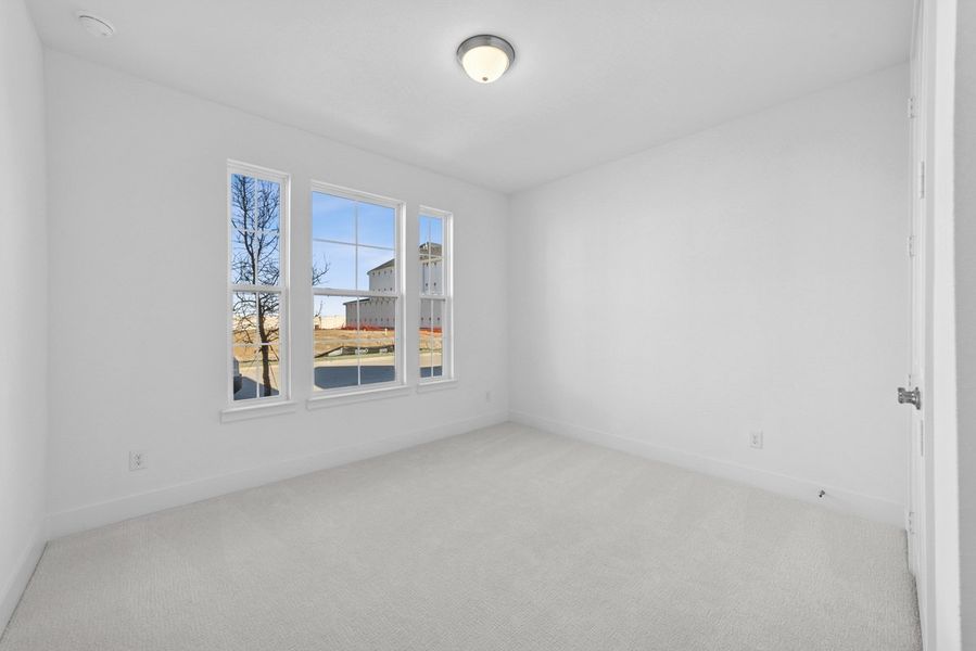 Representative unfurnished interior of a home built from the Adonia by Landon Homes in Fields - East Village, Frisco (Image 23). Representative unfurnished interior of a home built from the Adonia by Landon Homes in Fields - East Village, Frisco (Image 23).