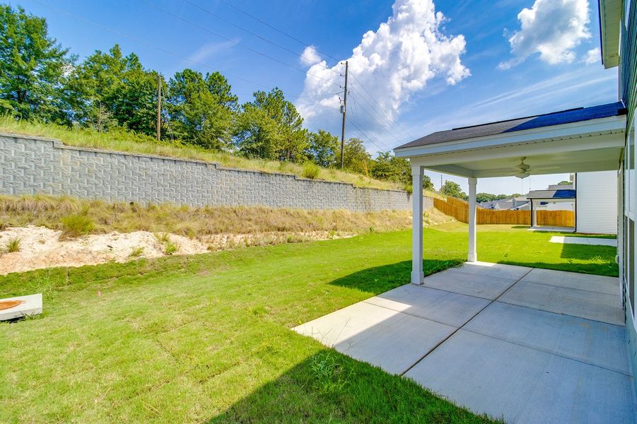 Exterior details and patio area of a home in Bluefield, Lexington (Image 29).