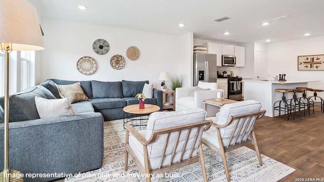 Furnished interior view inside a new home in Sonora, San Antonio (Image 22).