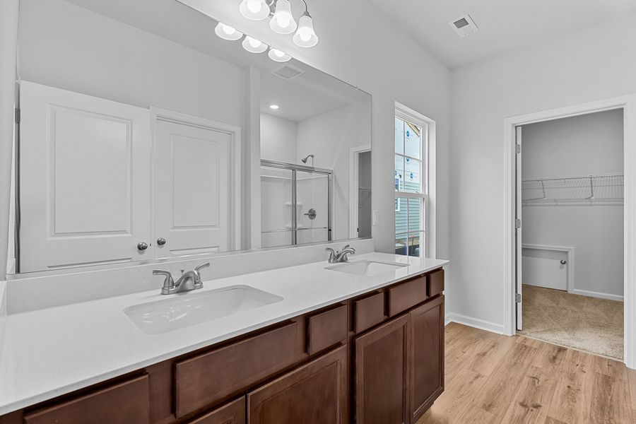 Furnished interior view inside a new home in Fieldstone, Lexington (Image 12). Furnished interior view inside a new home in Fieldstone, Lexington (Image 12).
