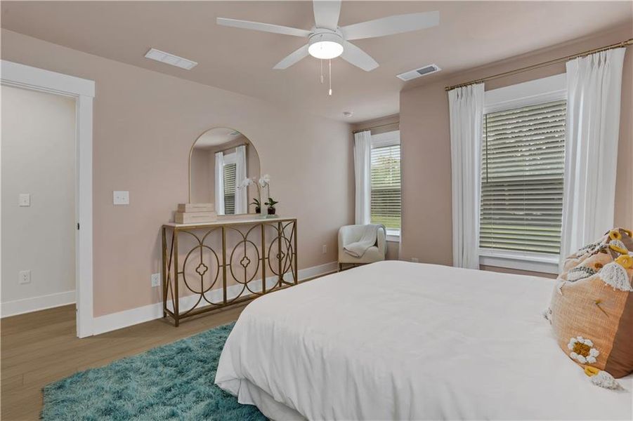 Furnished interior view inside a new home in , Cartersville (Image 55).