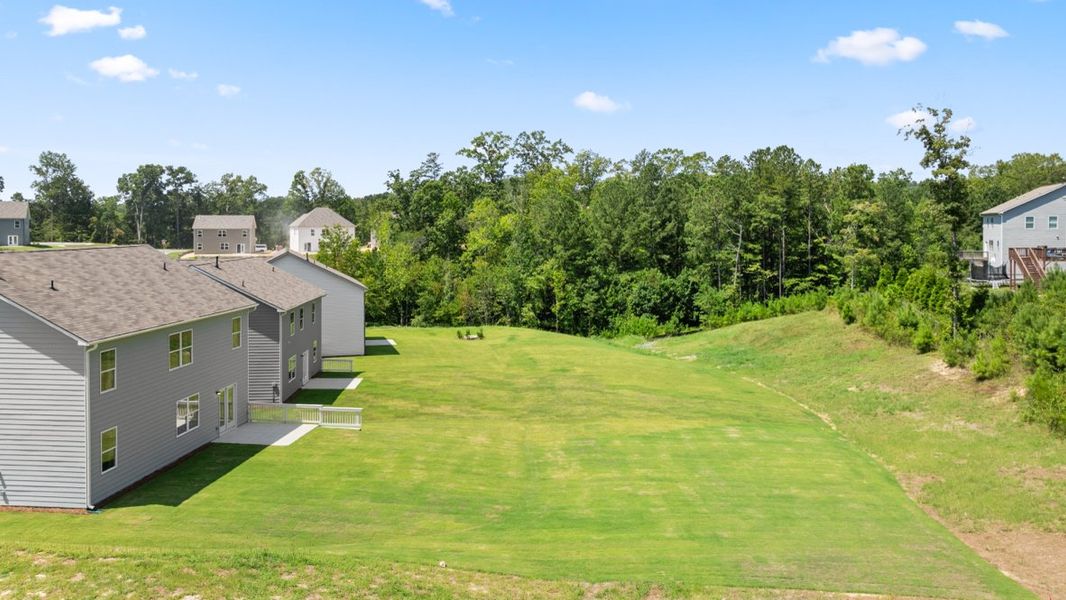Representative exterior details of a home built from the HAYDEN by D.R. Horton in Lost Creek, Dallas (Image 33).
