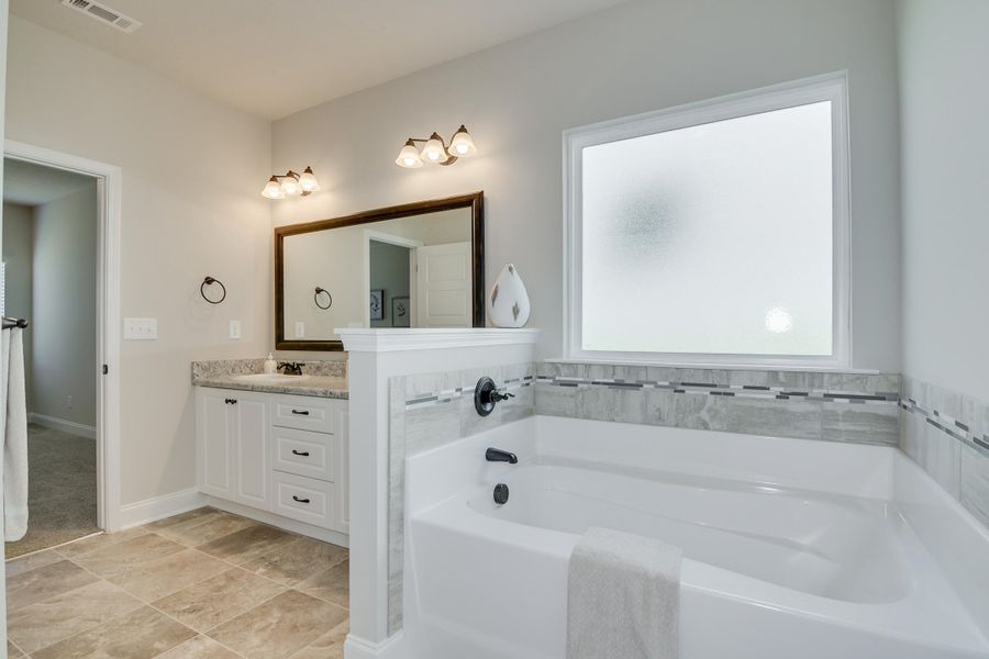 Furnished interior view inside a new home in , Edgefield (Image 6).