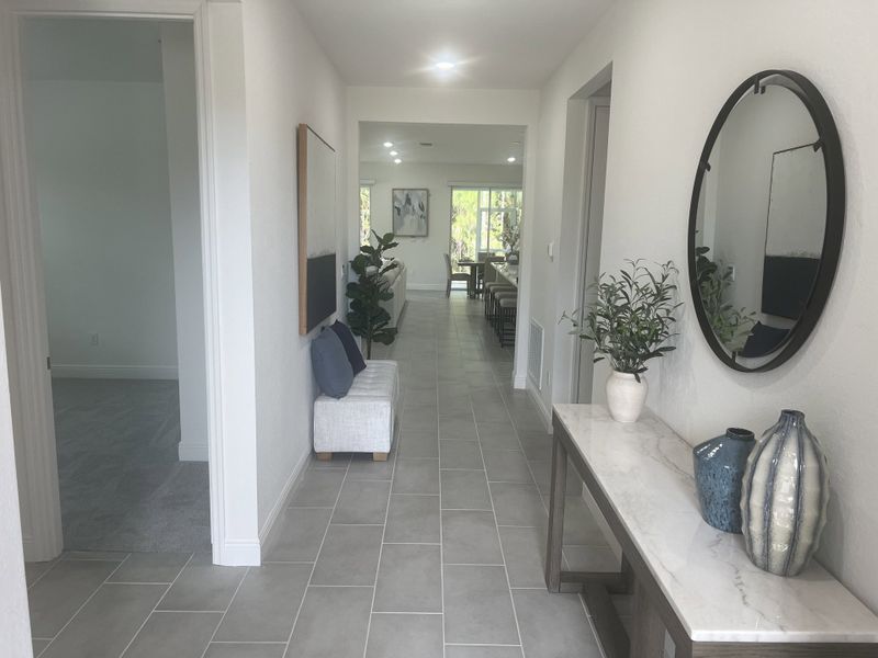 Furnished interior view inside a new home in Golden Gate, Naples (Image 5).