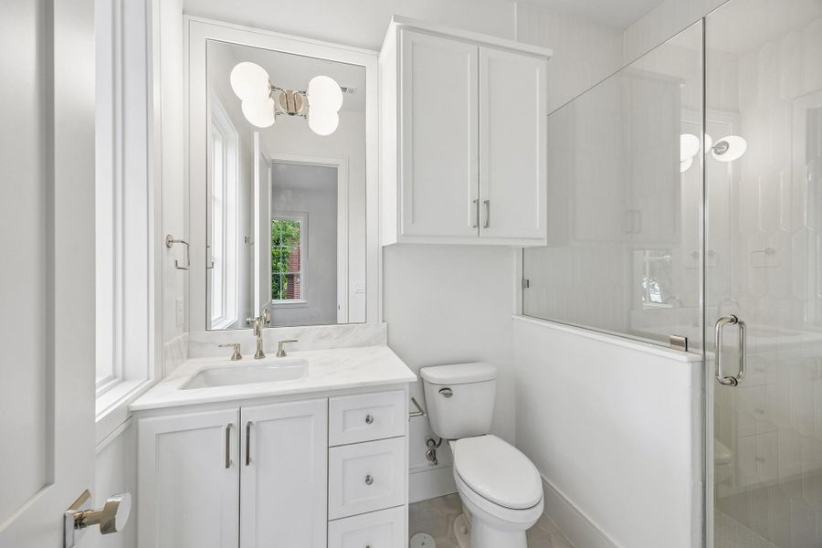 Furnished interior view inside a new home in , West University Place (Image 12).