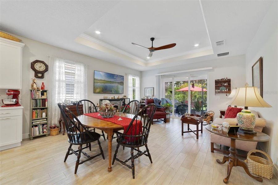 Furnished interior view inside a new home in Del Webb Sunbridge, St. Cloud (Image 5).