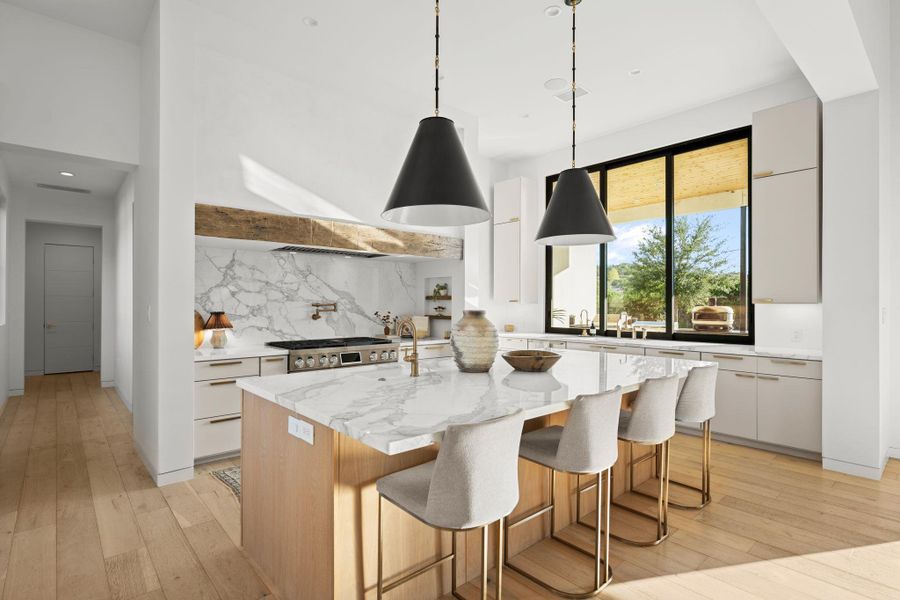 Furnished interior view inside a new home in , Spicewood (Image 35).