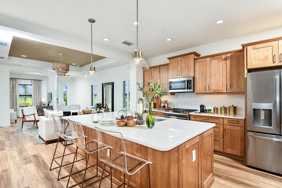 Representative furnished interior of a home built from the Imagination 2 by Neal Communities in Grand Park, Sarasota (Image 6).