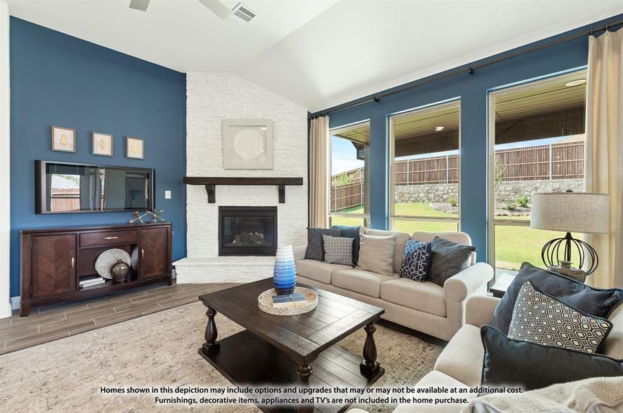 Furnished interior view inside a new home in Mockingbird Hills, Joshua (Image 10).
