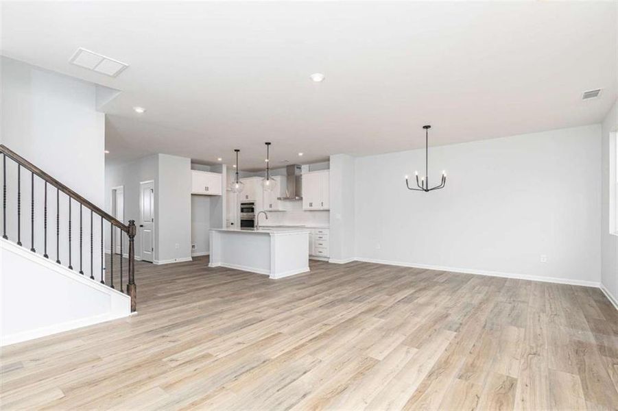 Spacious, unfurnished interior of a new home in River Oaks, Locust Grove (Image 16). Spacious, unfurnished interior of a new home in River Oaks, Locust Grove (Image 16).