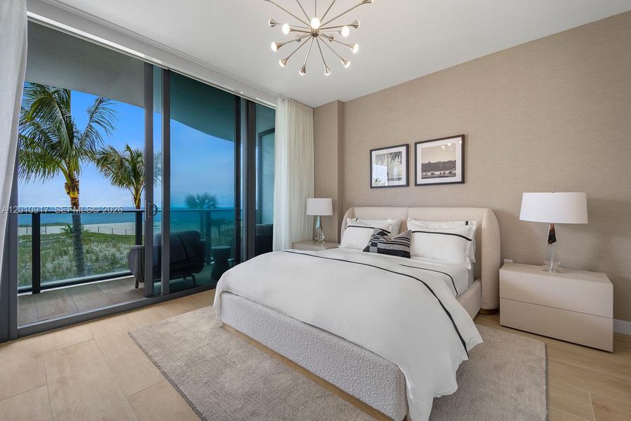 Furnished interior view inside a new home in Casamar, Pompano Beach (Image 46).