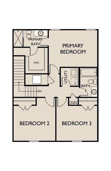 2D floor plan layout of this home in Broadmoor Village, Cedar Hill, TX (Image 3).