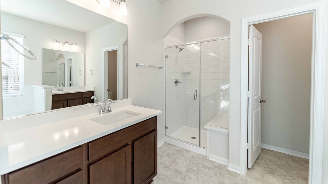 Furnished interior view inside a new home in Sunfield, Buda (Image 8). Furnished interior view inside a new home in Sunfield, Buda (Image 8).