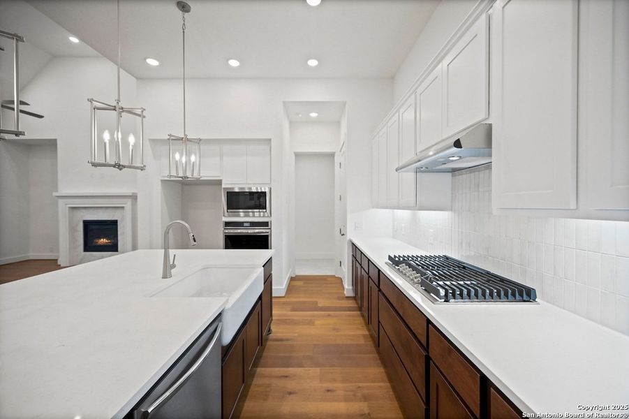 Furnished interior view inside a new home in Davis Ranch: 60ft. lots, San Antonio (Image 5).