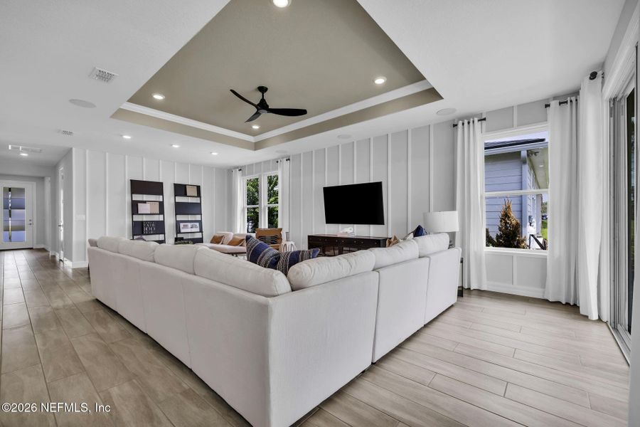 Furnished interior view inside a new home in Double Branch, Middleburg (Image 12).