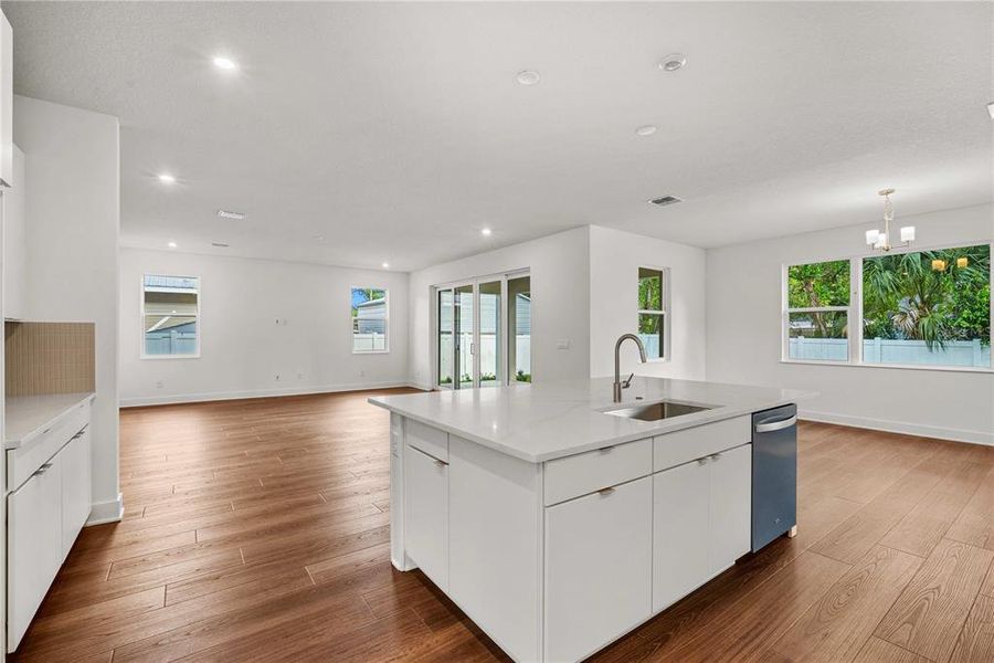 Furnished interior view inside a new home in , Tampa (Image 11).