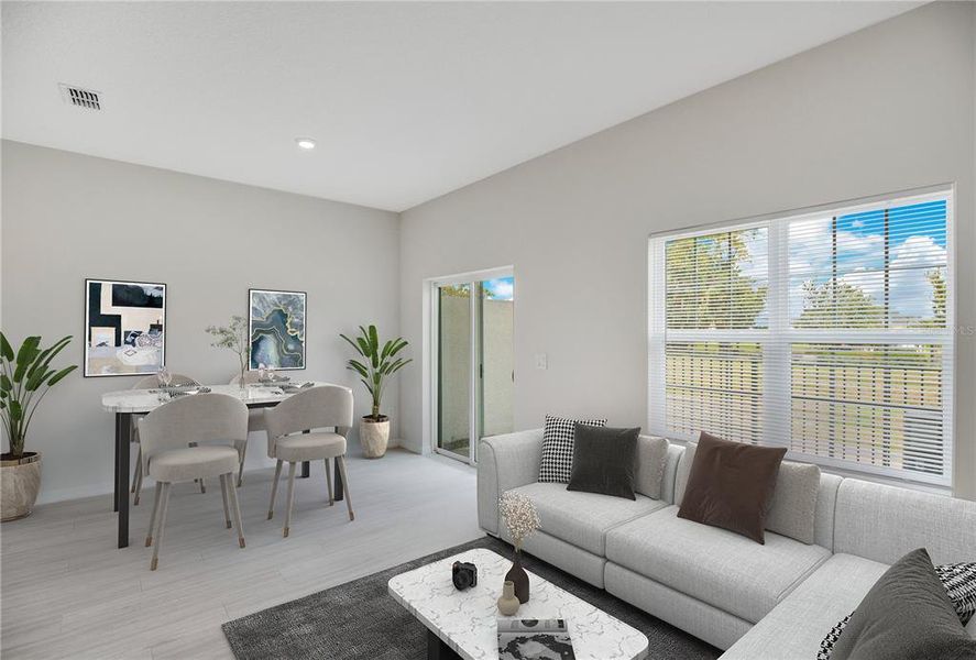 Furnished interior view inside a new home in , Kissimmee (Image 3).
