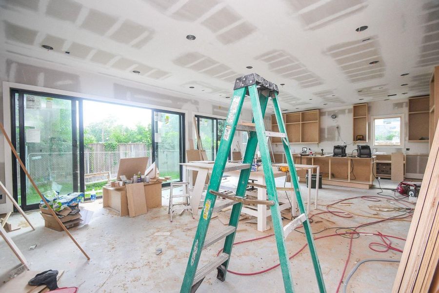 In-progress construction of a new home in , Houston, TX (Image 18).