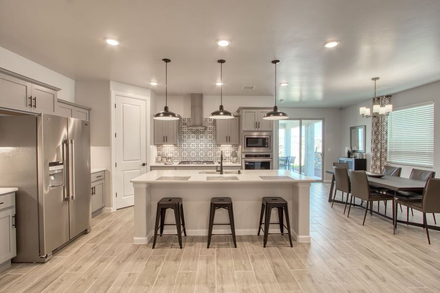 Representative furnished interior of a home built from the Sage by Hakes Brothers in Hillside Park, El Paso (Image 12).