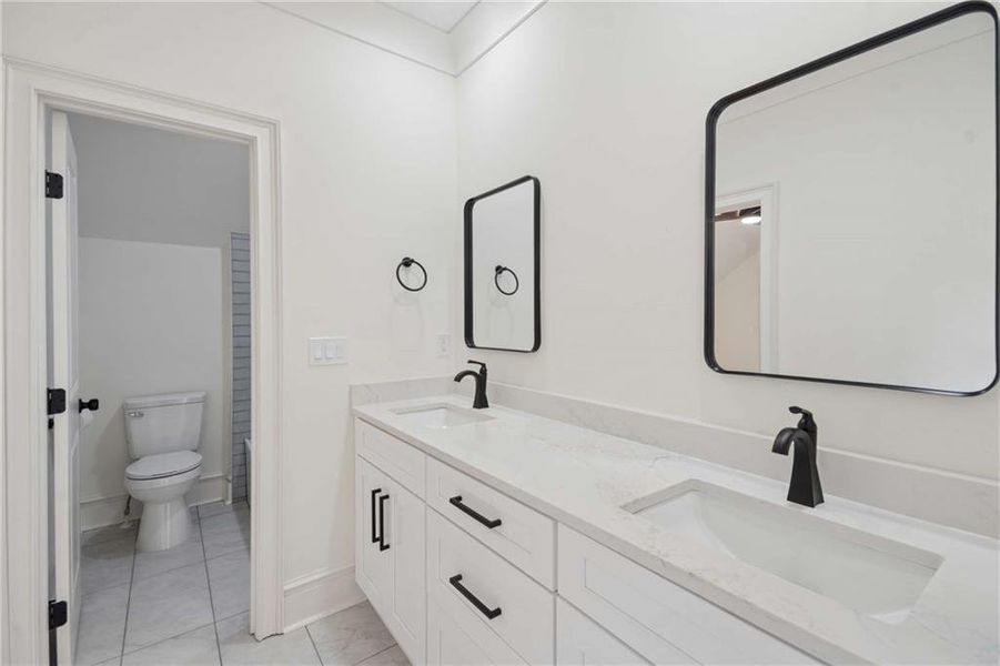 Furnished interior view inside a new home in , Atlanta (Image 16). Furnished interior view inside a new home in , Atlanta (Image 16).