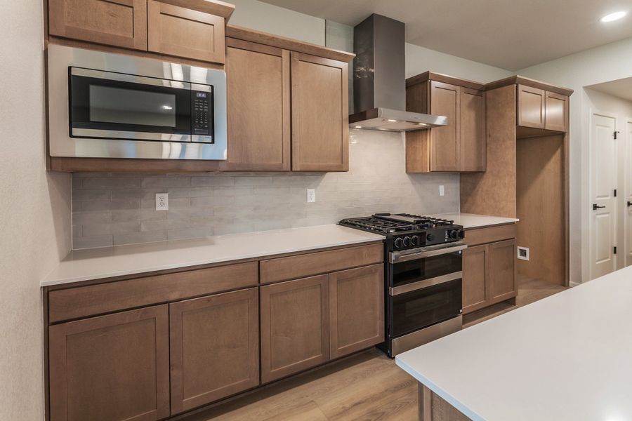 Furnished interior view inside a new home in Trailside, Timnath (Image 9).