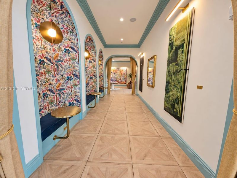 Furnished interior view inside a new home in NoMad Residences, Miami (Image 6).
