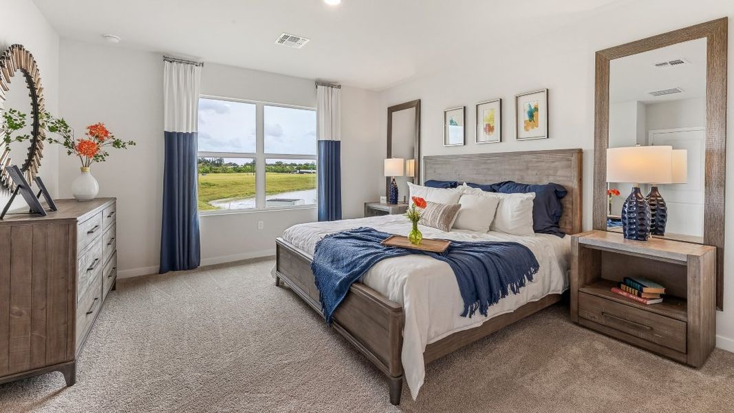 Furnished interior view inside a new home in Sea Cove, Punta Gorda (Image 11).