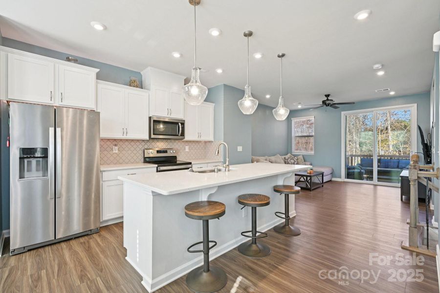 Furnished interior view inside a new home in , Charlotte (Image 32).