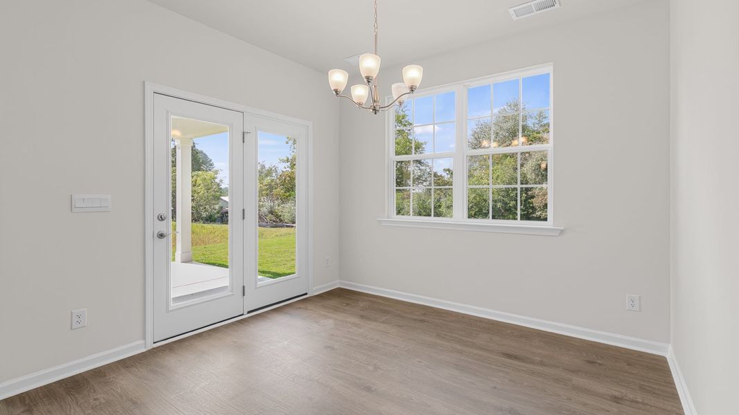 Spacious, unfurnished interior of a new home in The Villas at Kinsley, Jamestown (Image 19).