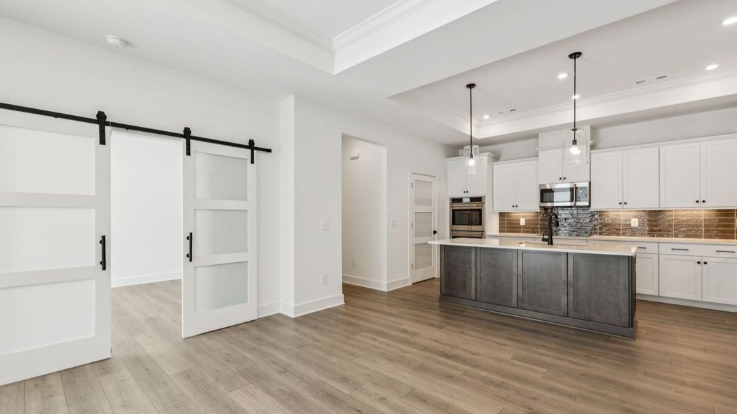 Furnished interior view inside a new home in The Courtyards at Stewarts Creek, Smyrna (Image 16).