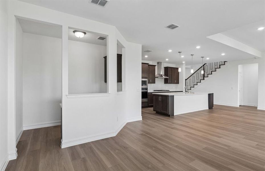 Spacious gathering room