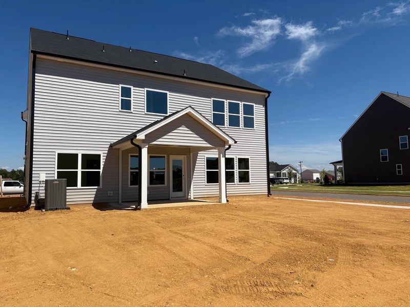 Exterior details and patio area of a home in Crescent Mills, Wilson's Mills (Image 6).