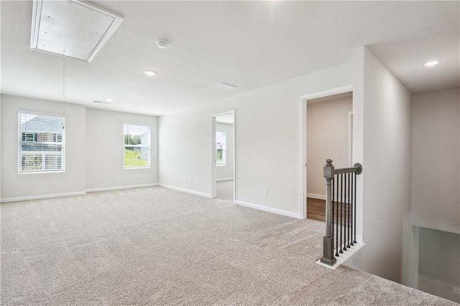 Spacious, unfurnished interior of a new home in River Walk Farm, Covington (Image 11). Spacious, unfurnished interior of a new home in River Walk Farm, Covington (Image 11).