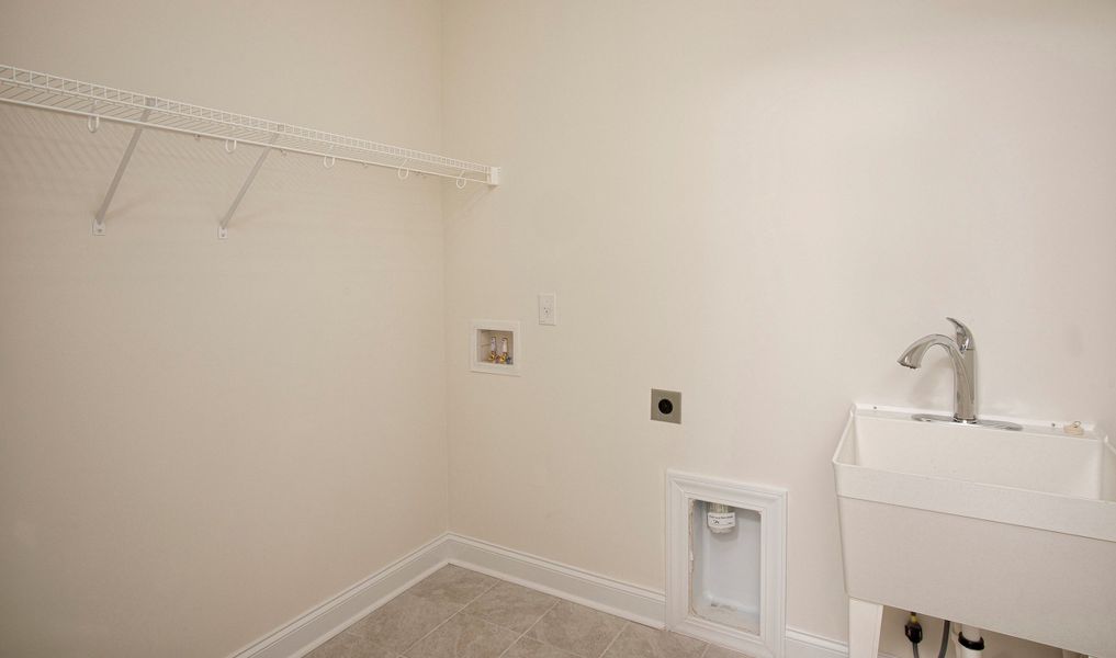 Convenient laundry room