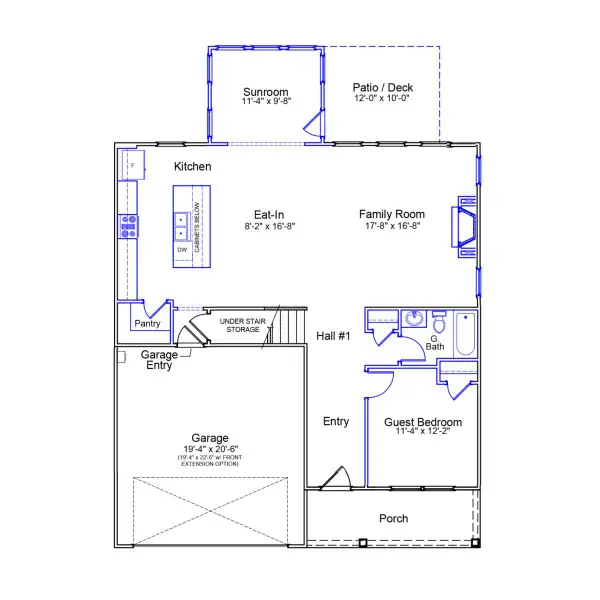 2D floor plan layout of this home in Pebble Branch, Chapin, SC (Image 3). 2D floor plan layout of this home in Pebble Branch, Chapin, SC (Image 3).
