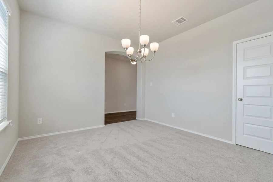 Dining Room | Concept 2870 at Chisholm Hills in Cleburne, TX by Landsea Homes