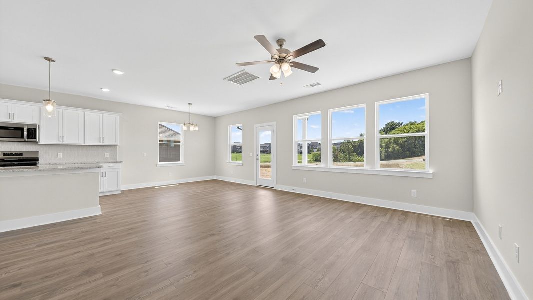 Furnished interior view inside a new home in McClure Farms, Columbia (Image 16).