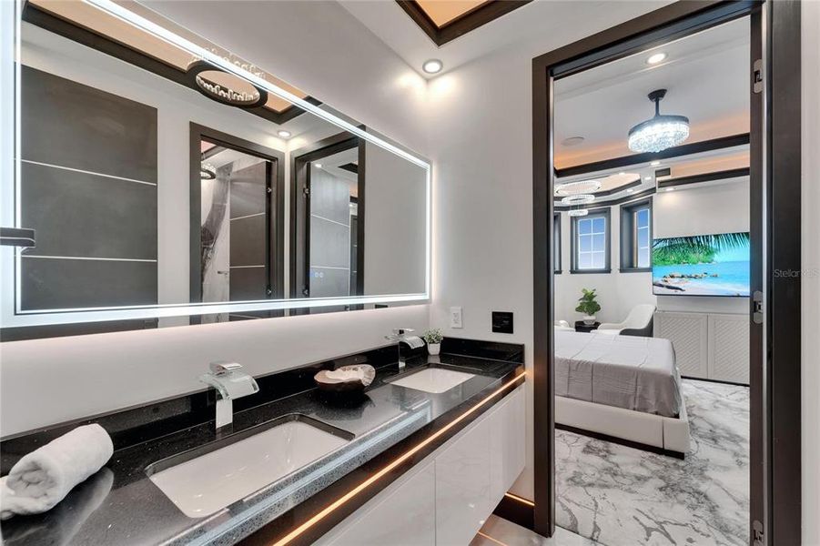 Furnished interior view inside a new home in , Apollo Beach (Image 91).