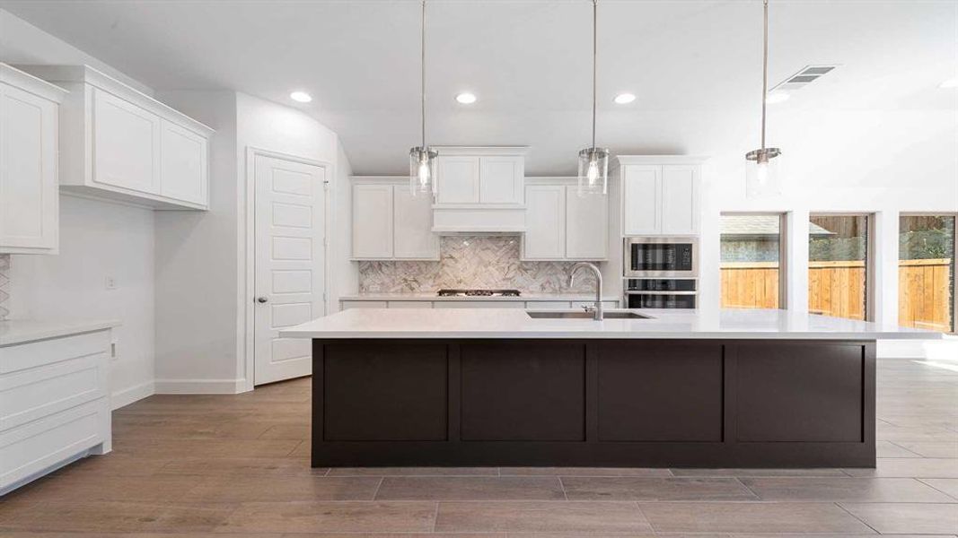 Furnished interior view inside a new home in The Heights At Uptown Celina 50', Celina (Image 10). Furnished interior view inside a new home in The Heights At Uptown Celina 50', Celina (Image 10).