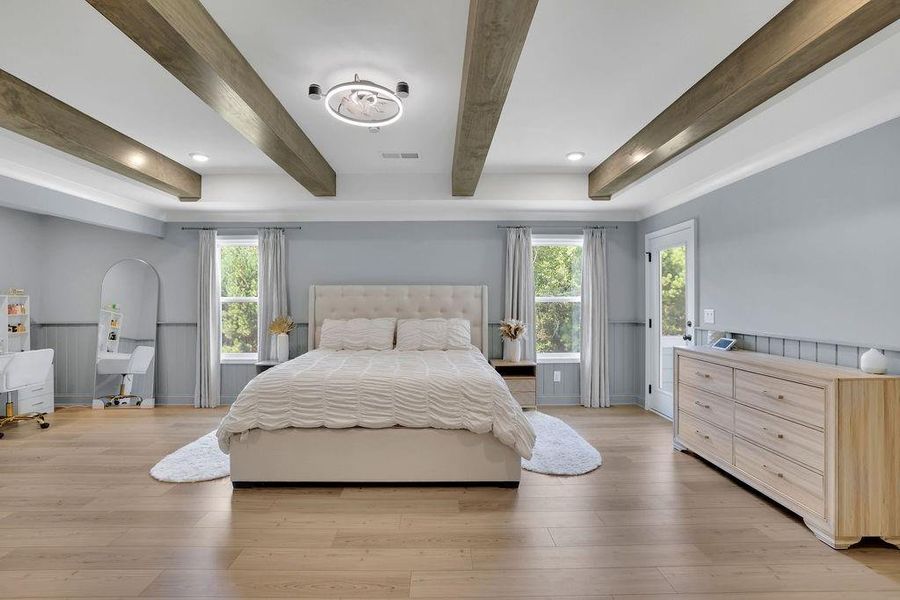 Furnished interior view inside a new home in , Flowery Branch (Image 41).