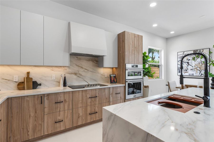Furnished interior view inside a new home in , Pompano Beach (Image 16).