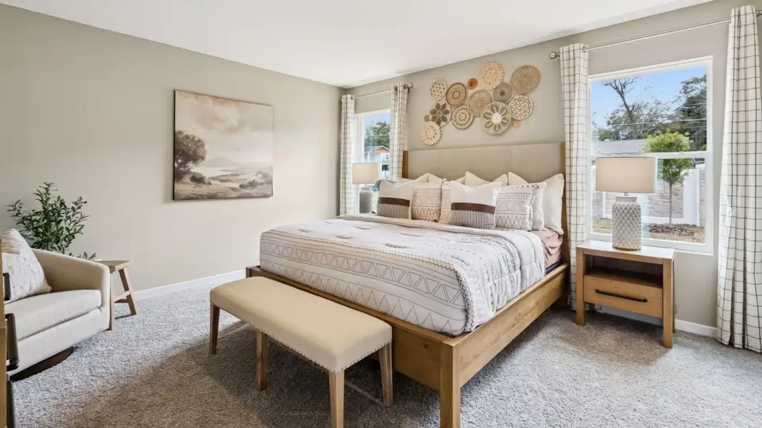 Furnished interior view inside a new home in Preston Cove, St. Cloud (Image 14).