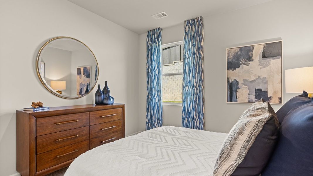 Representative furnished interior of a home built from the Halton by D.R. Horton in Brooks Station, Dacula (Image 25).