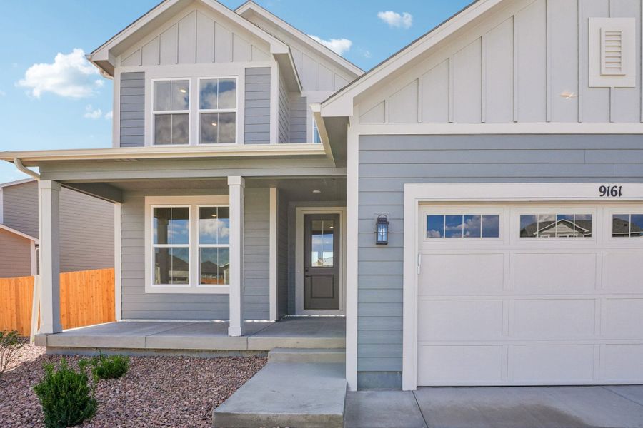 Exterior details and patio area of a home in The Glen, Colorado Springs (Image 3). Exterior details and patio area of a home in The Glen, Colorado Springs (Image 3).