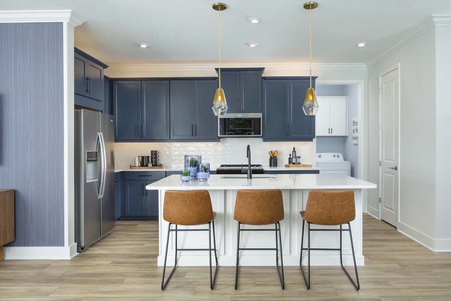 Representative furnished interior of a home built from the Egmont by Mattamy Homes in Sanderling, Palmetto (Image 6).