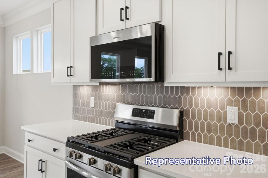 Furnished interior view inside a new home in Enclave at Riverdale, Huntersville (Image 15).