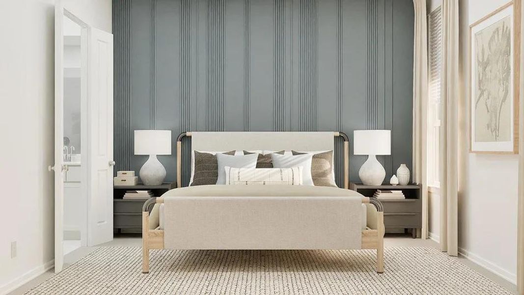 Furnished interior view inside a new home in Cotton Brook, Hutto (Image 3). Furnished interior view inside a new home in Cotton Brook, Hutto (Image 3).