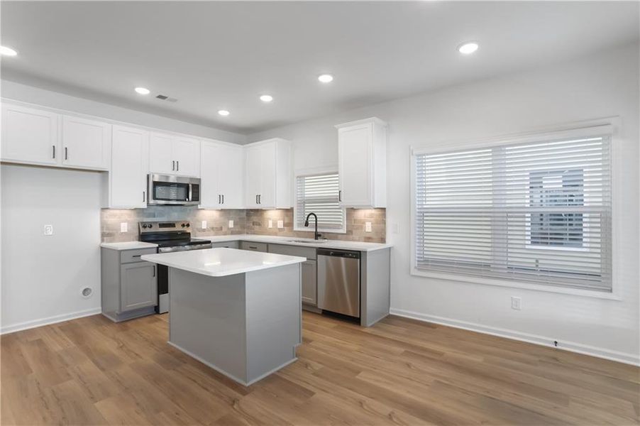 Furnished interior view inside a new home in , Cleveland (Image 9).