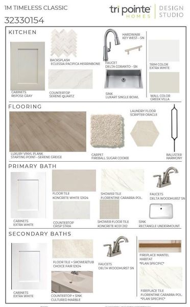Sample of building materials used in homes in Pecan Ridge, Fulshear (Image 7). Sample of building materials used in homes in Pecan Ridge, Fulshear (Image 7).